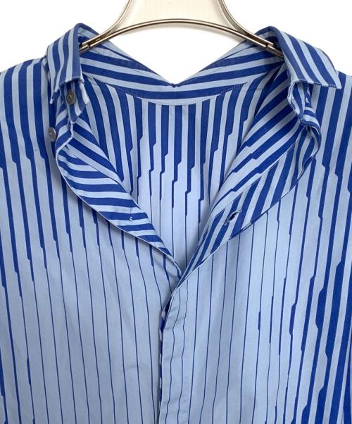 PRADA（プラダ）PRADA (プラダ) PRADA シャツ ブルー×ホワイト サイズ:-の古着・服飾アイテム