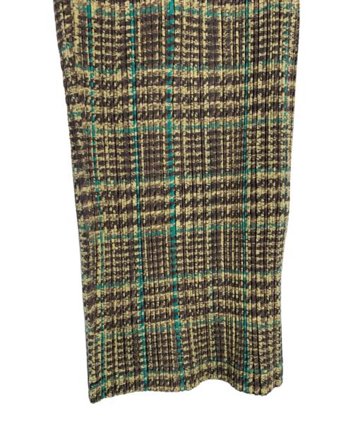 PLEATS PLEASE（プリーツプリーズ）PLEATS PLEASE (プリーツプリーズ) PLEATS PLEASE プリーツパンツ グリーン サイズ:1の古着・服飾アイテム