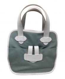 TILA MARCH（ティラマーチ）の古着「TILA MARCH ZELIG TOTE BAG」｜グレー×ホワイト