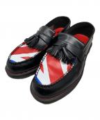 Dr.Martens×THE WHOドクターマーチン×ザ・フー）の古着「Dr.Martens The Who タッセルローファー」｜ブラック×レッド
