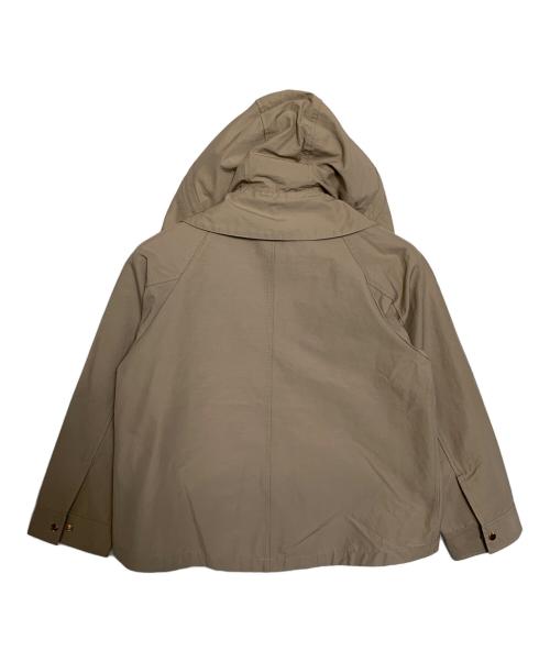 BEAUTY&YOUTH（ビューティーアンドユース）BEAUTY&YOUTH (ビューティーアンドユース) BEAUTY&YOUT グログランフードマウンテンパーカー ベージュ サイズ:Sの古着・服飾アイテム