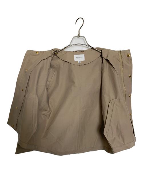 BEAUTY&YOUTH（ビューティーアンドユース）BEAUTY&YOUTH (ビューティーアンドユース) BEAUTY&YOUT グログランフードマウンテンパーカー ベージュ サイズ:Sの古着・服飾アイテム