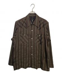 Needles（ニードルズ）の古着「Needles シャツ」｜ブラウン