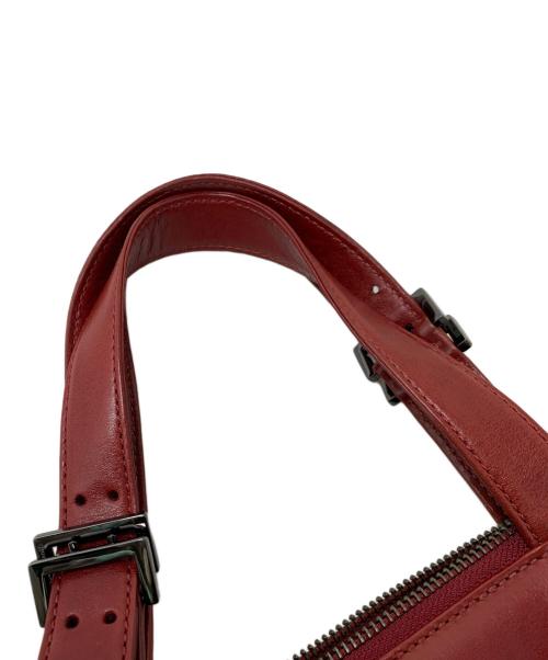 BOSS HUGO BOSS（ボス ヒューゴボス）BOSS HUGO BOSS (ボス ヒューゴボス) BOSS HUGO BOSS レザーショルダーバッグ レッドの古着・服飾アイテム