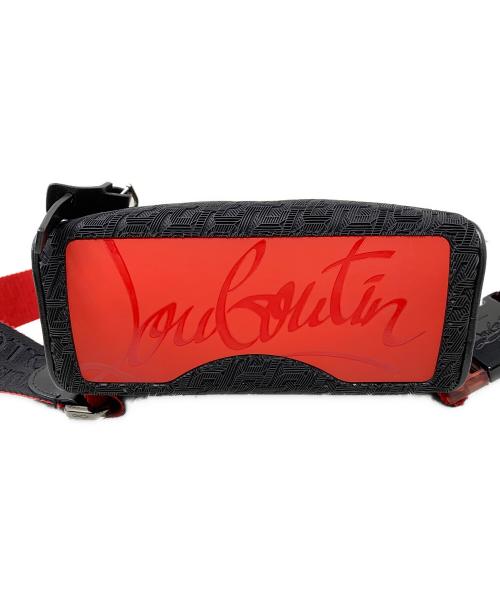 Christian Louboutin（クリスチャン・ルブタン）Christian Louboutin (クリスチャン・ルブタン) Christian Louboutin ウエストバッグ ブラック×レッドの古着・服飾アイテム