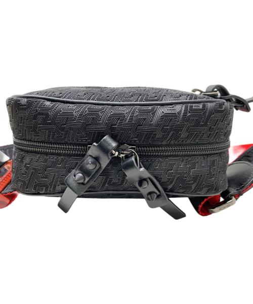 Christian Louboutin（クリスチャン・ルブタン）Christian Louboutin (クリスチャン・ルブタン) Christian Louboutin ウエストバッグ ブラック×レッドの古着・服飾アイテム