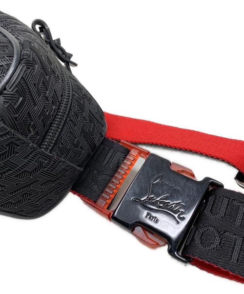 Christian Louboutin（クリスチャン・ルブタン）Christian Louboutin (クリスチャン・ルブタン) Christian Louboutin ウエストバッグ ブラック×レッドの古着・服飾アイテム