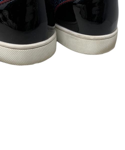 Christian Louboutin（クリスチャン・ルブタン）Christian Louboutin (クリスチャン・ルブタン) LOUIS Junior Spikes スニーカー ネイビー×ホワイト サイズ:40.5の古着・服飾アイテム