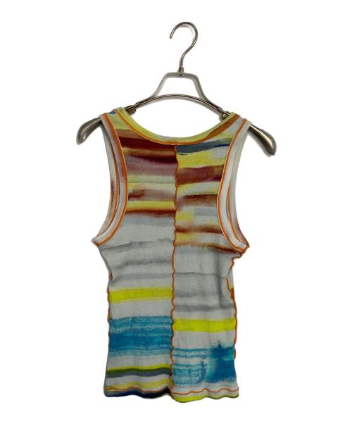 DIESEL（ディーゼル）DIESEL (ディーゼル) DIESEL グラデーションDロゴタンクトップ マルチカラー サイズ:XSの古着・服飾アイテム