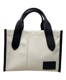 J&M DAVIDSON（ジェイ＆エム デヴィッドソン）の古着「ハンドバッグ」｜ホワイト×ブラック