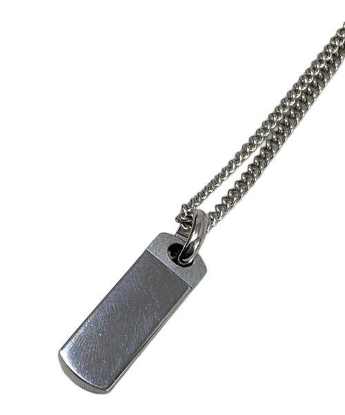 DIESEL（ディーゼル）DIESEL (ディーゼル) DIESEL ドックタグネックレス シルバー（色）の古着・服飾アイテム