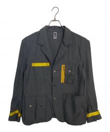 myne（マイン）の古着「MYNE ジャケット」｜グレー×イエロー