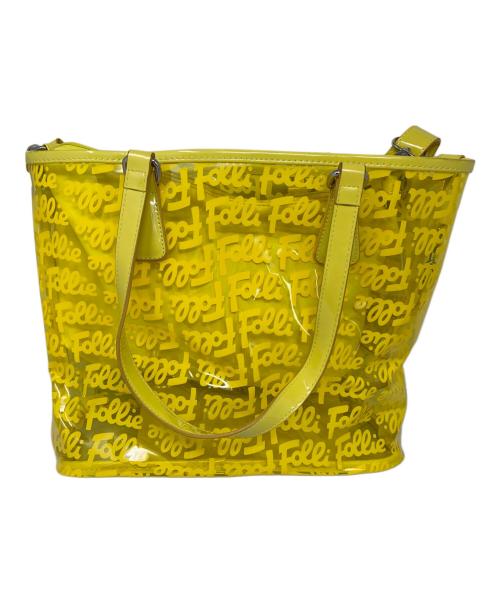 Folli Follie（フォリフォリ）Folli Follie (フォリフォリ) Folli Follie スケルトンハンドバッグ イエローの古着・服飾アイテム