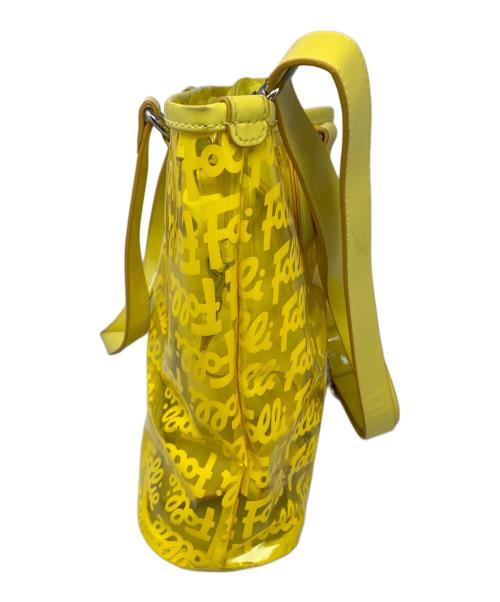 Folli Follie（フォリフォリ）Folli Follie (フォリフォリ) Folli Follie スケルトンハンドバッグ イエローの古着・服飾アイテム