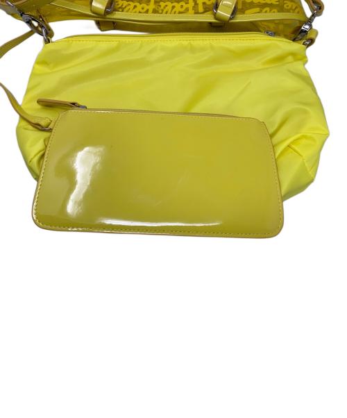 Folli Follie（フォリフォリ）Folli Follie (フォリフォリ) Folli Follie スケルトンハンドバッグ イエローの古着・服飾アイテム