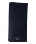 EMPORIO ARMANIエンポリオアルマーニ）の古着「AVSラージウォレット」｜ブラック