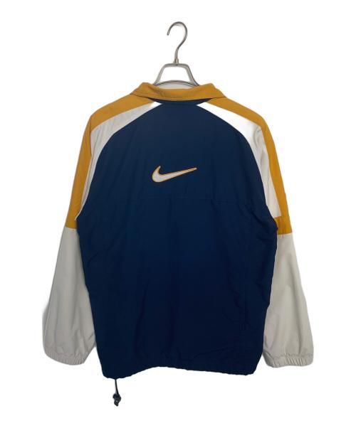 NIKE（ナイキ）NIKE (ナイキ) NIKE フルジップウィンドブレーカー イエロー×ホワイト×ネイビー サイズ:Mの古着・服飾アイテム