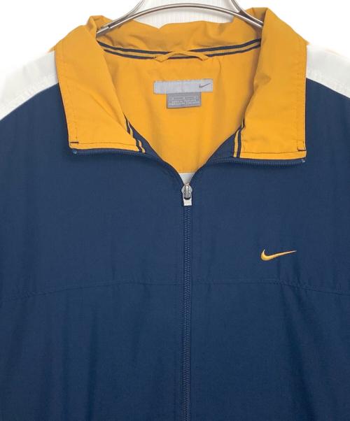 NIKE（ナイキ）NIKE (ナイキ) NIKE フルジップウィンドブレーカー イエロー×ホワイト×ネイビー サイズ:Mの古着・服飾アイテム