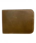 mincaミンカ）の古着「minca 2つ折り財布」｜ブラウン