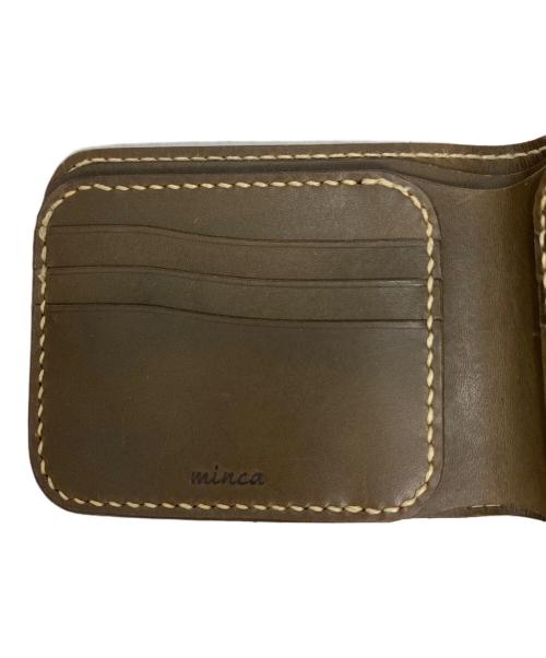 minca（ミンカ）minca (ミンカ) minca 2つ折り財布 ブラウンの古着・服飾アイテム