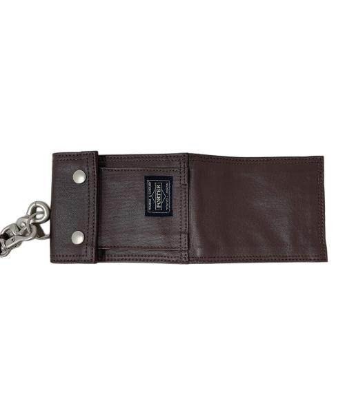 PORTER（ポーター）PORTER (ポーター) ショルダー財布 ブラウンの古着・服飾アイテム
