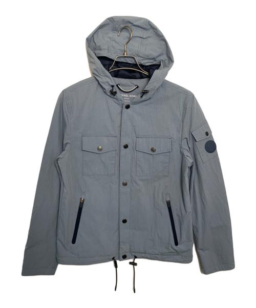 MICHAEL KORS（マイケル・コース）MICHAEL KORS (マイケルコース) MICHAEL KORS フーデッドナイロンジャケット スカイブルー サイズ:Sの古着・服飾アイテム