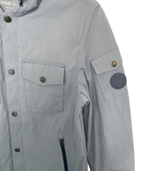 MICHAEL KORS（マイケル・コース）MICHAEL KORS (マイケルコース) MICHAEL KORS フーデッドナイロンジャケット スカイブルー サイズ:Sの古着・服飾アイテム