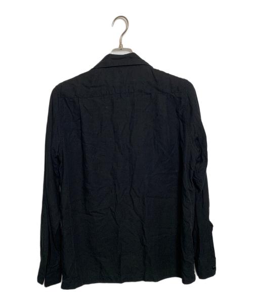 WACKO MARIA（ワコマリア）WACKO MARIA (ワコマリア) オープンカラーシャツ ブラック サイズ:Sの古着・服飾アイテム
