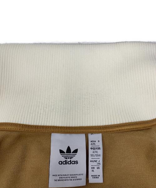 adidas Originals（アディダスオリジナル）adidas originals (アディダスオリジナル) adidas originals ADICOLOR HERITAGE NOW トラックジャケット ブラウン×ホワイト サイズ:XLの古着・服飾アイテム