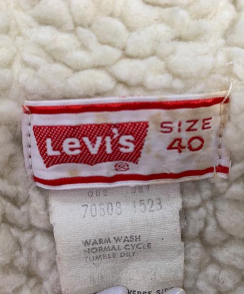 LEVI'S（リーバイス）LEVI'S (リーバイス) LEVI'S 裏ボアコーデュロイジャケット カーキ サイズ:40の古着・服飾アイテム