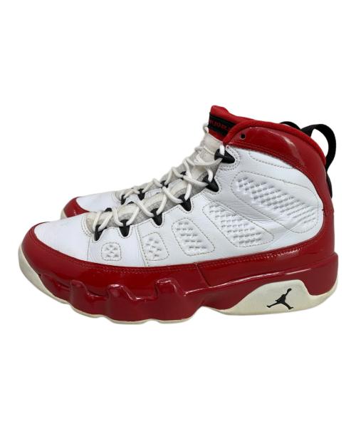 NIKE（ナイキ）NIKE (ナイキ) NIKE AIR JORDAN 9 RETRO GYM RED ハイカットスニーカー レッド×ホワイト サイズ:28㎝の古着・服飾アイテム