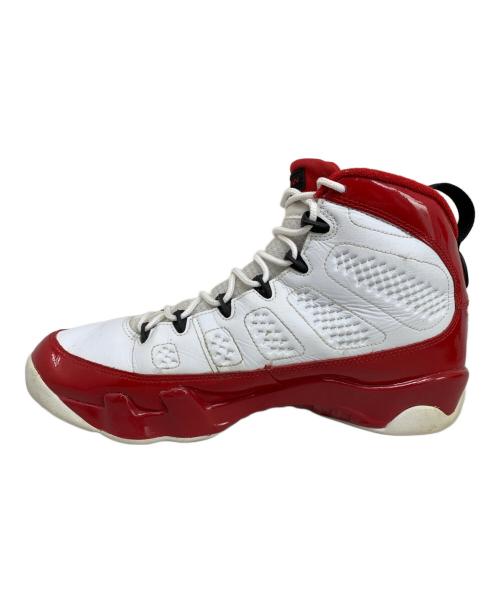 NIKE（ナイキ）NIKE (ナイキ) NIKE AIR JORDAN 9 RETRO GYM RED ハイカットスニーカー レッド×ホワイト サイズ:28㎝の古着・服飾アイテム
