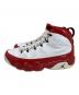 NIKE (ナイキ) NIKE AIR JORDAN 9 RETRO GYM RED ハイカットスニーカー レッド×ホワイト サイズ:28㎝：8000円