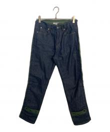 A.P.C.×sacai（アーペーセー×サカイ）の古着「A.P.C. sacai PANTALON HARU切替デニムパンツ」｜インディゴ×オリーブ