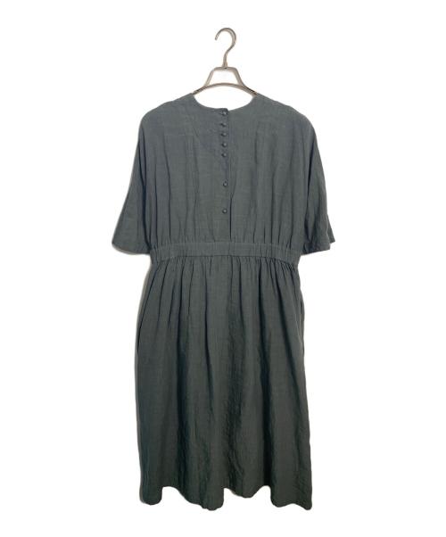 magali（マガリ）MAGALI (マガリ) MAGALI リネンワンピース グレー サイズ:Freeの古着・服飾アイテム
