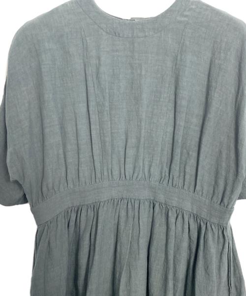 magali（マガリ）MAGALI (マガリ) MAGALI リネンワンピース グレー サイズ:Freeの古着・服飾アイテム
