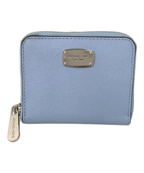 MICHAEL KORS（マイケル・コース）MICHAEL KORS (マイケルコース) MICHAEL KORS 2つ折り財布 スカイブルーの古着・服飾アイテム