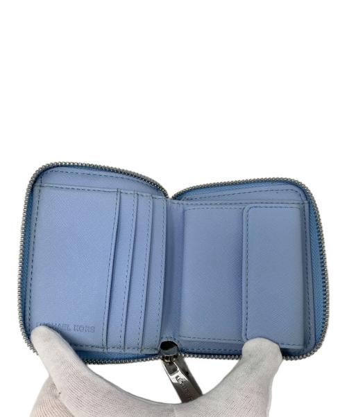 MICHAEL KORS（マイケル・コース）MICHAEL KORS (マイケルコース) MICHAEL KORS 2つ折り財布 スカイブルーの古着・服飾アイテム