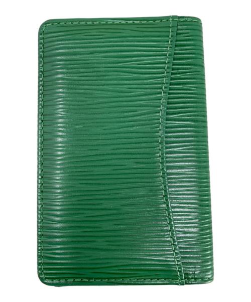 LOUIS VUITTON（ルイ ヴィトン）LOUIS VUITTON (ルイ ヴィトン) LOUIS VUITTON エピ 名刺入れ グリーンの古着・服飾アイテム