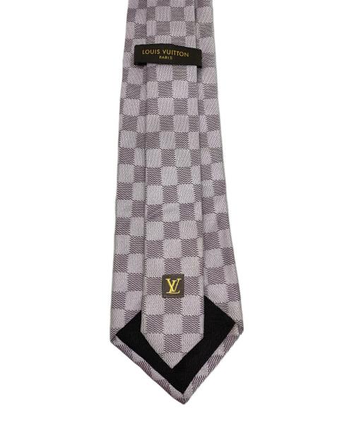 LOUIS VUITTON（ルイ ヴィトン）LOUIS VUITTON (ルイ ヴィトン) LOUIS VUITTON ダミエ ネクタイ グレー サイズ:-の古着・服飾アイテム