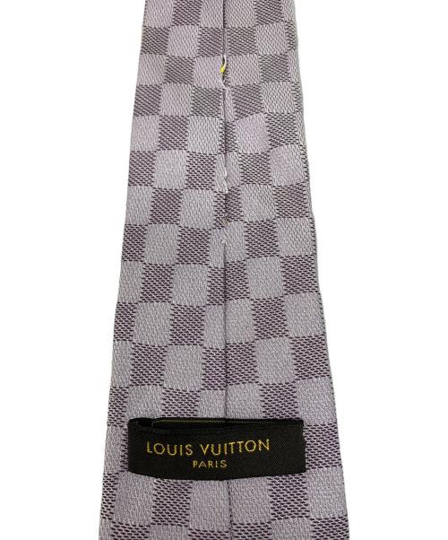 LOUIS VUITTON（ルイ ヴィトン）LOUIS VUITTON (ルイ ヴィトン) LOUIS VUITTON ダミエ ネクタイ グレー サイズ:-の古着・服飾アイテム