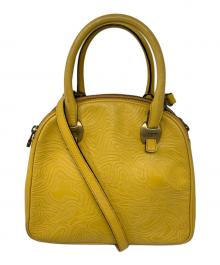 a.testoni（アテストーニ）の古着「a.testoni 2WAYバッグ」｜イエロー