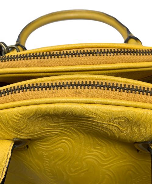 a.testoni（アテストーニ）a.testoni (アテストーニ) a.testoni 2WAYバッグ イエローの古着・服飾アイテム