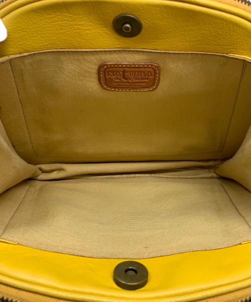 a.testoni（アテストーニ）a.testoni (アテストーニ) a.testoni 2WAYバッグ イエローの古着・服飾アイテム