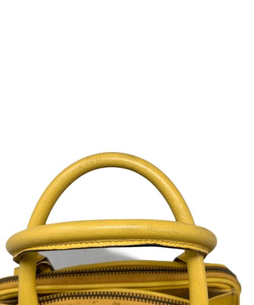 a.testoni（アテストーニ）a.testoni (アテストーニ) a.testoni 2WAYバッグ イエローの古着・服飾アイテム
