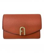 FURLAフルラ）の古着「FURLA 3つ折り財布」｜ブラウン