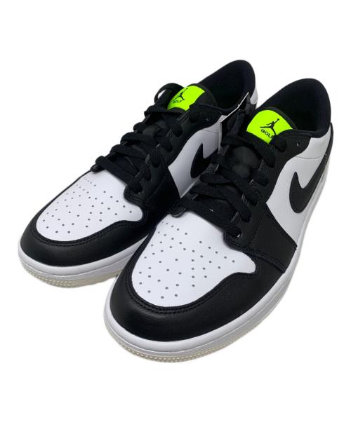 NIKE GOLF（ナイキゴルフ）NIKE GOLF (ナイキゴルフ) NIKE GOLF Air Jordan 1 Low Golf Phantom/Volt ゴルフシューズ ホワイト×ブラック サイズ:27.5cm 未使用品の古着・服飾アイテム