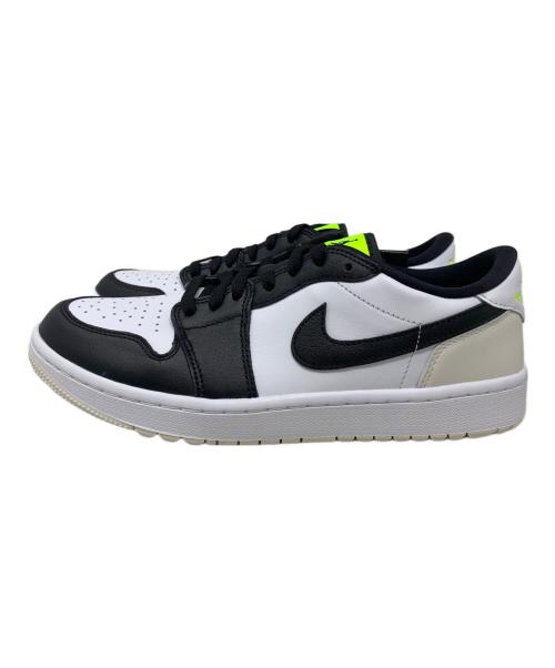 NIKE GOLF（ナイキゴルフ）NIKE GOLF (ナイキゴルフ) NIKE GOLF Air Jordan 1 Low Golf Phantom/Volt ゴルフシューズ ホワイト×ブラック サイズ:27.5cm 未使用品の古着・服飾アイテム