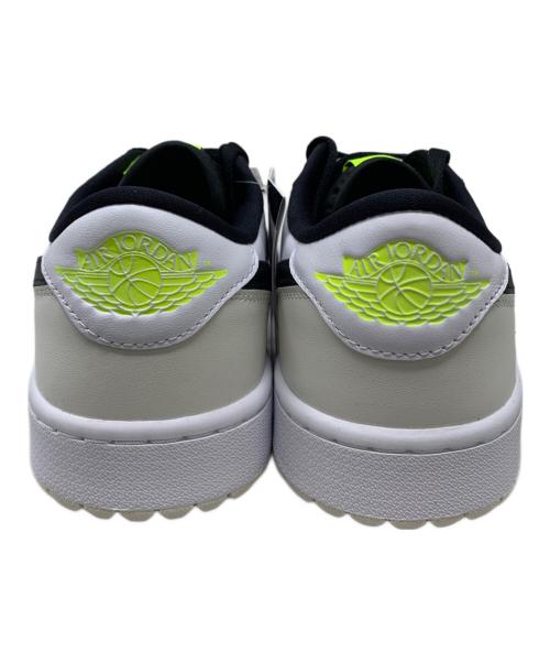 NIKE GOLF（ナイキゴルフ）NIKE GOLF (ナイキゴルフ) NIKE GOLF Air Jordan 1 Low Golf Phantom/Volt ゴルフシューズ ホワイト×ブラック サイズ:27.5cm 未使用品の古着・服飾アイテム