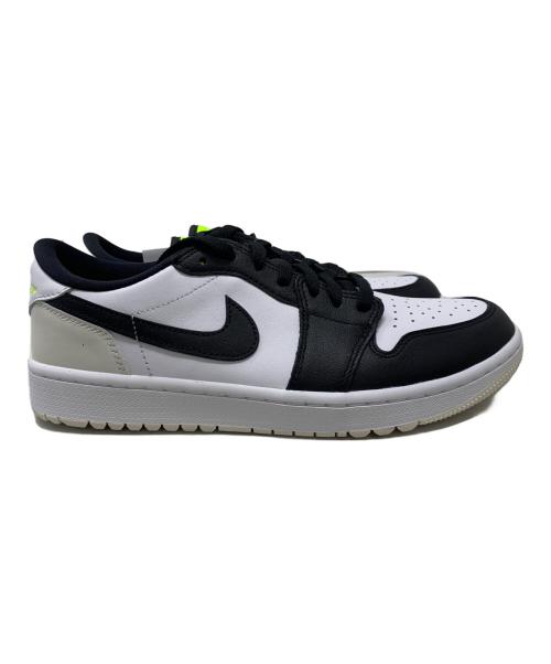 NIKE GOLF（ナイキゴルフ）NIKE GOLF (ナイキゴルフ) NIKE GOLF Air Jordan 1 Low Golf Phantom/Volt ゴルフシューズ ホワイト×ブラック サイズ:27.5cm 未使用品の古着・服飾アイテム